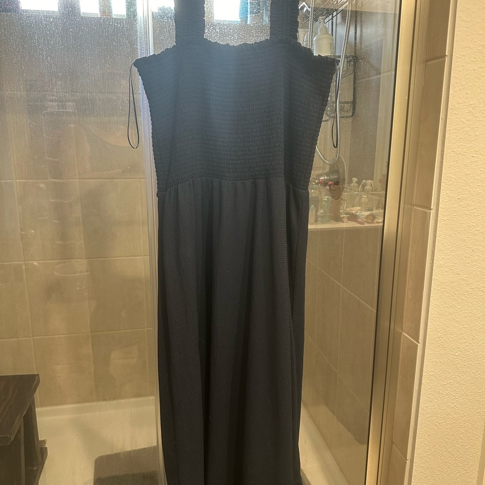 Floor length Michael kors blue beach dress size 2x